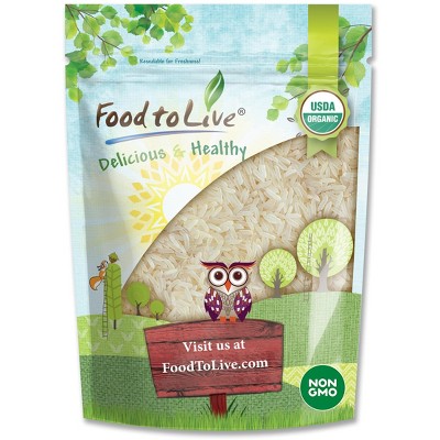 Organic Parboiled Long Grain White Rice - by Food To Live