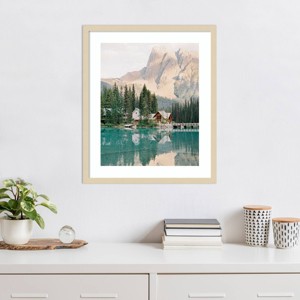 Amanti Art Lodge Reflection by Justine Milton Wood Framed Wall Art Print - 1 of 4