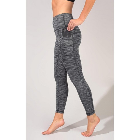 90 Degree By Reflex - Women's High Waist Space Dye 7/8 Ankle Leggings With  Side Pockets : Target