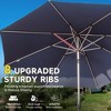 CAVINAS 10 FT Pool Umbrella, Table Umbrella with Crank Waterproof Pool Umbrellas Outdoor for Patios and Gardens, without Base - 2 of 4