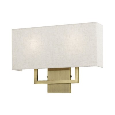 Livex Lighting Pierson 2 - Light Wall Light in  Antique Brass