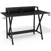 Tangkula Gaming Desk& Massage Gaming Chair Set Gamer Workstation with Headphone Hook - 4 of 4