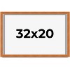 PosterPalooza | Flat Brown Picture Frame - UV Acrylic, Backing Board, Hanging Hardware Included - 2 of 4
