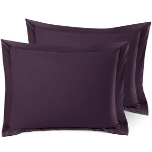 Nestl Soft Pillow Shams Set of 2, Double Brushed Microfiber Pillow Covers, Premium Pillow Shams With 1.5” Flange - 1 of 4
