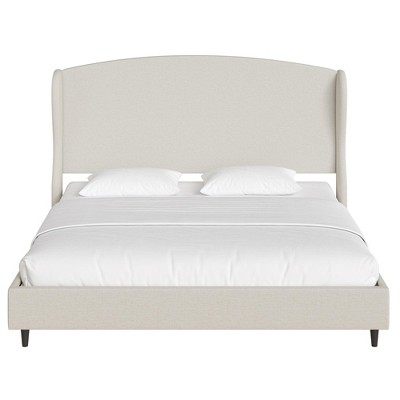 RealRooms Valencia Wingback Platform Bed Frame