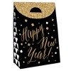Big Dot of Happiness New Year’s Eve - Gold - New Years Eve Gift Favor Bags - Party Goodie Boxes - Set of 12 - 3 of 4