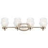 Kichler Lighting Janiel 4 - Light Vanity in  Polished Nickel - 2 of 3