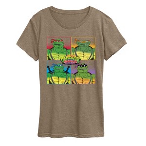 Women's - Teenage Mutant Ninja Turtles - TMNT Group Short Sleeve Graphic T-Shirt - 1 of 3