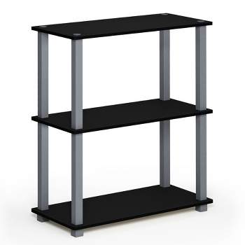 Furinno Turn-S-Tube 3-Tier Compact Multipurpose Shelf Display Rack with Square Tube