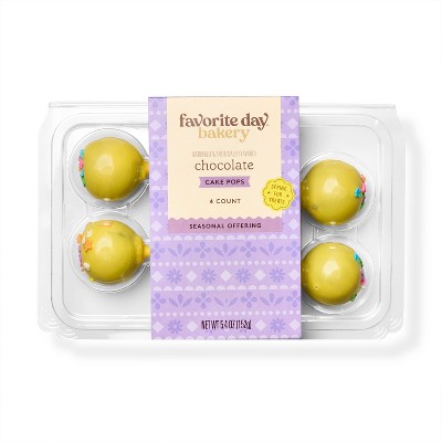 Spring Chocolate Cake Pops - 5.4oz/4ct - Favorite Day™