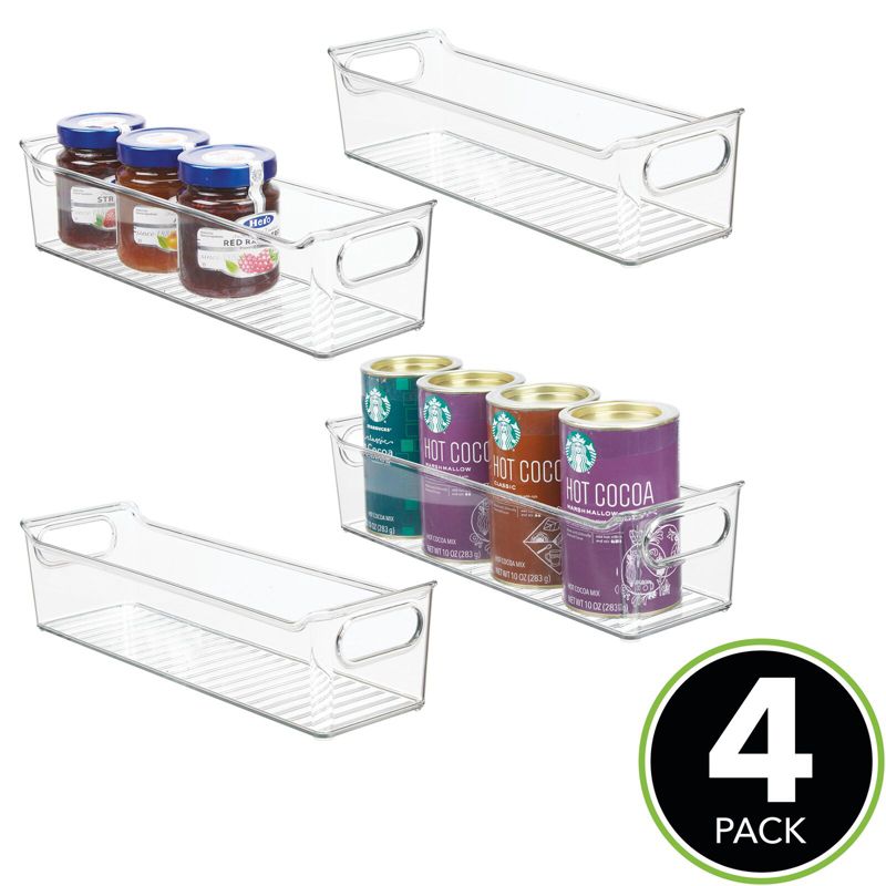 mDesign Plastic Kitchen Pantry Cabinet Storage Organizer Bin, 2 of 9