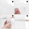 Unique Bargains Plastic Disposable Waterproof Rectangle Wedding Party Table Covers 5 Pcs - 3 of 4