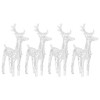 vidaXL Christmas Reindeers 4 pcs Cold White 160 LEDs Acrylic - 3 of 4