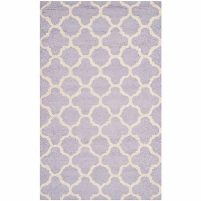 Cambridge CAM130 Tufted Indoor Accent Rug - Lavander/Ivory - 3'x5' - Safavieh