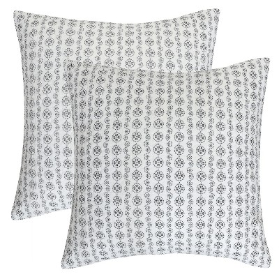 Basel Medallion Euro Sham Set of 2 - Levtex Home