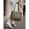 MKF Collection Raya Vegan Leather Women’s Shoulder Bag with Crossbody Pouch by Mia K - 3 of 4