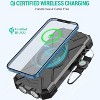 Link Solar Charger Power Bank, Real Rated 10,000mAh Portable Wireless Charger USB C Input/Output for Cell Phones, External Battery Pack Flashlight - 2 of 4