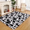 Modern Shag Area Rug Non Slip Fluffy Shaggy Rug Ultra-Soft Living Room Rug Indoor Plush Floor Carpet High Pile Non Shedding Furry Rug for Bedroom - 4 of 4
