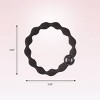 scünci No Damage Beaded Hair Elastics - Tan/Beige/Pink/Black - 8pk - 4 of 4