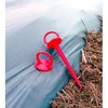 DeWitt Company UV-Treated Heavy-Duty Durable Plastic Outdoor Re-Pin Anchors for Temporary Landscaping Coverings, Red, 300 Count - 2 of 2