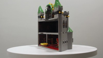 Nintendo Super Mario Bowser's Castle - lekset med Bowsers slott och  exklusiv figur - 19 delar - 400204