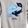 Boys' - Avatar: The Last Airbender - Moon and Ocean Spirit Koi Graphic Long Sleeve Fleece Sweatshirt - image 2 of 4