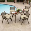 Arden 19"x19" Outdoor Seat Cushion - 4 of 4