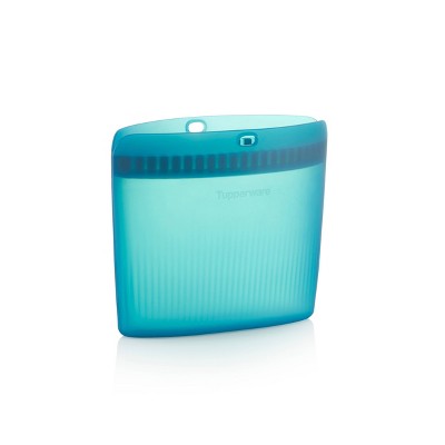 Tupperware 4pc Ultimate Silicone Bag Set: Reusable Food Storage, Dishwasher-Safe, Multicolored