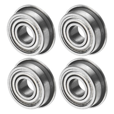 Unique Bargains Durable Chrome Steel Flanged Ball Bearing 4 3mm x 8mm x 3mm