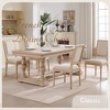 Sapphtopaz French Country Wooden Dining Chairs Set of 2, Side Accent Chairs Kitchen Chairs Barstools for Dining Room, Kitchen Island - 3 of 4