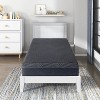 TinyHomie 11 inch Mattress Green Tea Gel-Infused Memory Foam Mattress, Gray, Mattress in a Box - 2 of 4