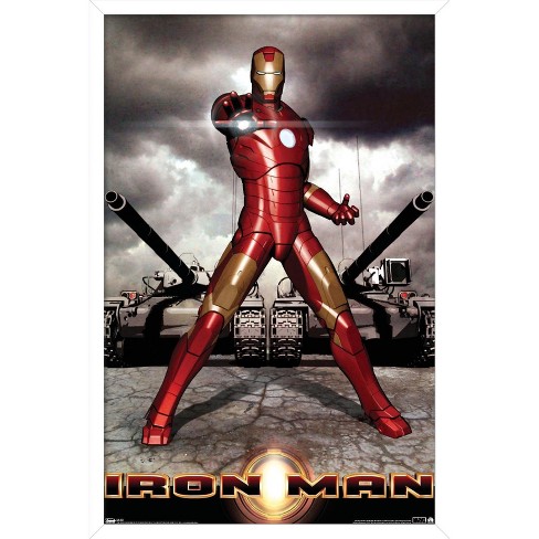 Trends International Marvel Cinematic Universe - Iron Man - Tanks Framed  Wall Poster Prints : Target