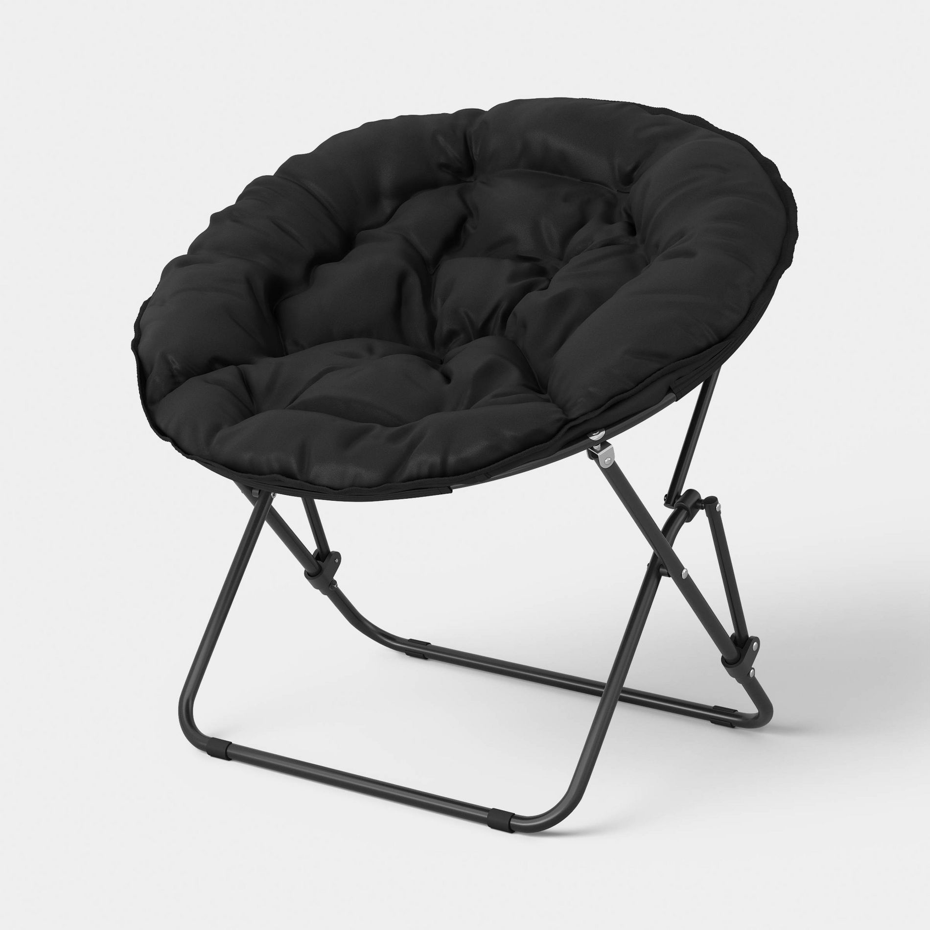 Dish Dorm Chair Black Room Essentials