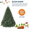 Artificial Christmas Tree, Full Xmas Tree with Foldable Base, Metal Hinges & Sturdy Metal Stand for Holiday Decor - 4 of 4
