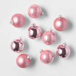 9ct Round Glass Christmas Tree Ornament Set - Wondershop™