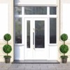 Tangkula Artificial Topiary Tree Fake Green Plants with Pots Double Ball Tree Decorative Trees for Home Office - 3 of 4