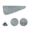 Unique Bargains Water-absorbent Solid Hair Towel 1 Pc - 3 of 3