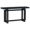 Lyngins Pine Veneer Console Table, Triple Rectangle Entryway Table with Thick Pine Wood Legs, Versatile Extra Long Sofa Table for Living Room, Office - 3 of 4