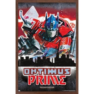 Trends International Hasbro Transformers: Rise of the Beasts - Optimus Prime Graffiti Framed Wall Poster Prints - 1 of 4