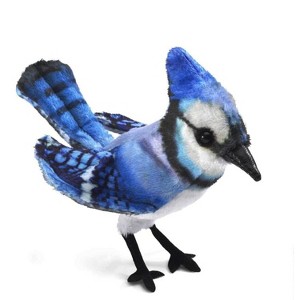 Folkmanis Puppets Mini Blue Jay Finger Puppet 2785 - 1 of 4