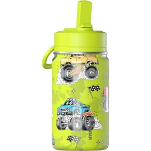 Hydrapeak Mini 14oz Kids Stainless Steel Insulated Water Bottle With Leak Proof Straw Lid - 1 of 4