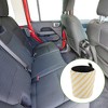 Unique Bargains Car Trash Can With Hook Hanging Front Rear Seat Cotton Trash Bin 1 Pc - 2 of 4
