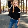 Anna-Kaci Women's Oversized Hoodie with Contrast Shoulder Stripes - 4 of 4