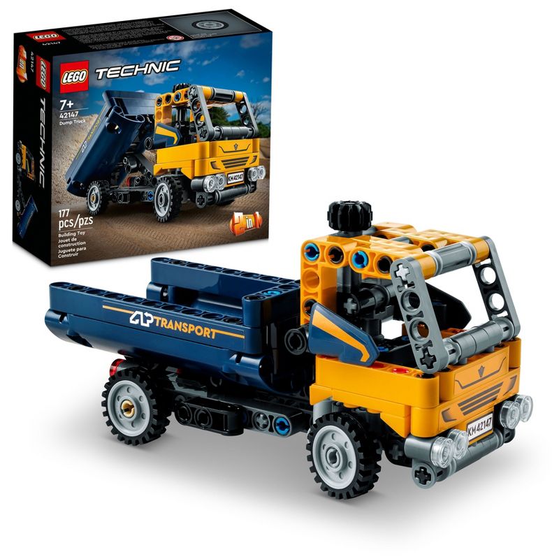 LEGO Technic Dump Truck and Excavator Toys 2in1 Set 42147, 1 of 10