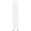 vidaXL Bookshelf Bookcase with 3 Shelves Decor Cabinet with Display Steel - White - 3 of 4