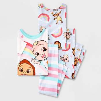 Bluey Little Girls' Boo Sisters 2-Piece Snug-fit Pajama Set