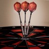 Elkadart Tornado 90% Tungsten Soft Tip Dart Set 4 Red and 2 Black Rings 18 Grams - 2 of 3