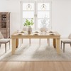 Farmhouse Dining Table for 8 Person, 71" Long Wood Kitchen Tables, Wooden Sturdy Frame - 3 of 4