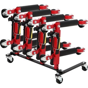 Car Dolly Storage Rack-Heavy-Duty 4-Wheel Dolly Holder W/360° Swivel Casters, Jack Stand Organizer for Garage & Auto Shop, for Most Standard Dollies - 1 of 4