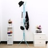 Unique Bargains Coat Clothes Jacket Hat Rack Umbrella Stand Metal Tree Hanger 69" 12 Hooks - 2 of 4